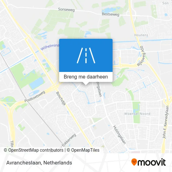 Avrancheslaan kaart