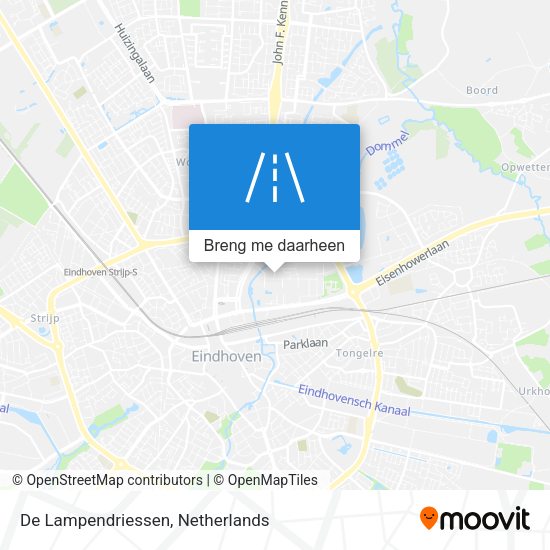 De Lampendriessen kaart