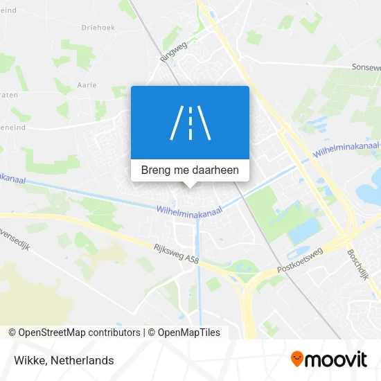 Wikke kaart