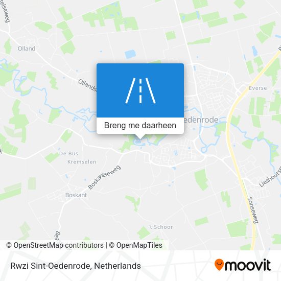 Rwzi Sint-Oedenrode kaart