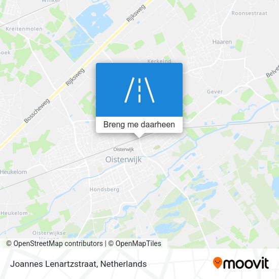 Joannes Lenartzstraat kaart
