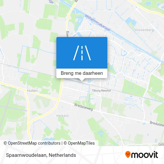 Spaarnwoudelaan kaart