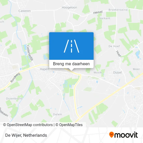 De Wijer kaart