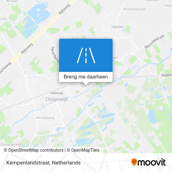 Kempenlandstraat kaart