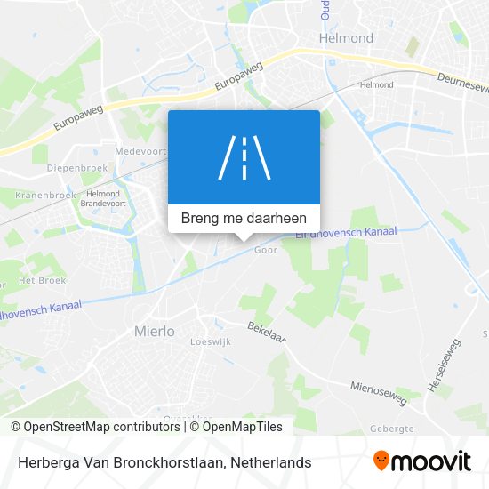 Herberga Van Bronckhorstlaan kaart