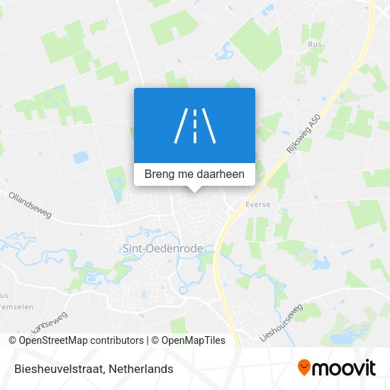 Biesheuvelstraat kaart