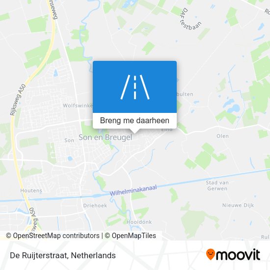 De Ruijterstraat kaart