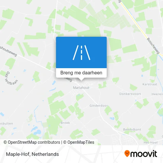 Maple-Hof kaart