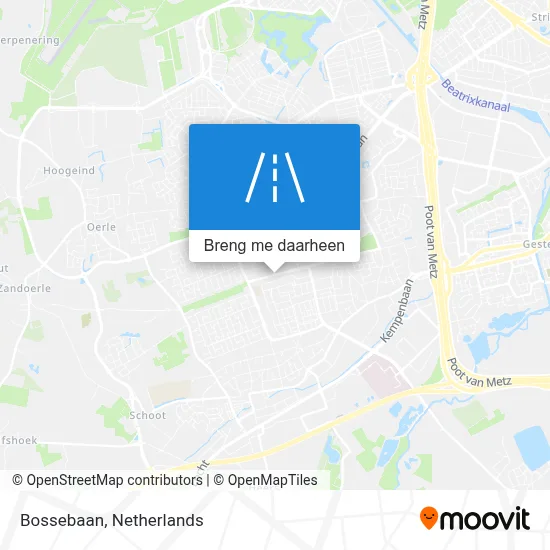Bossebaan kaart