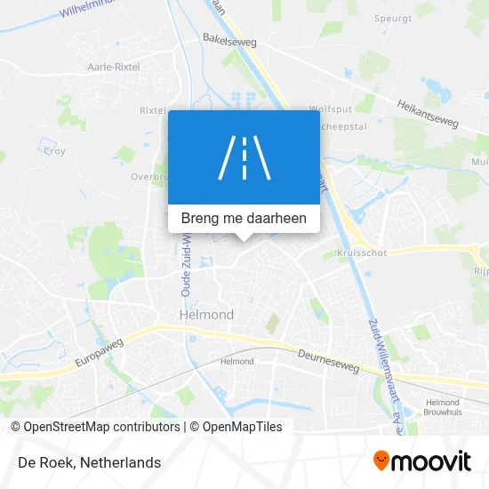 De Roek kaart