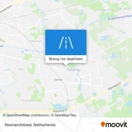 Neerlandstraat kaart
