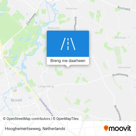 Hooghemertseweg kaart