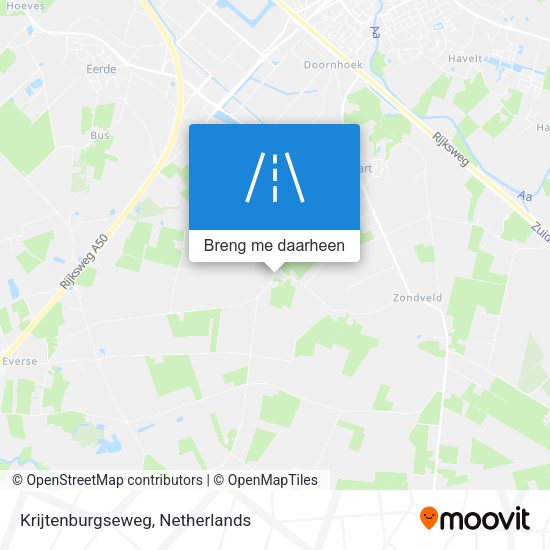 Krijtenburgseweg kaart