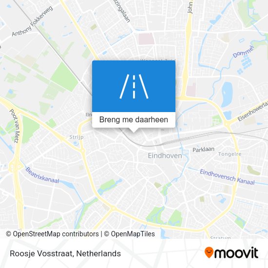 Roosje Vosstraat kaart