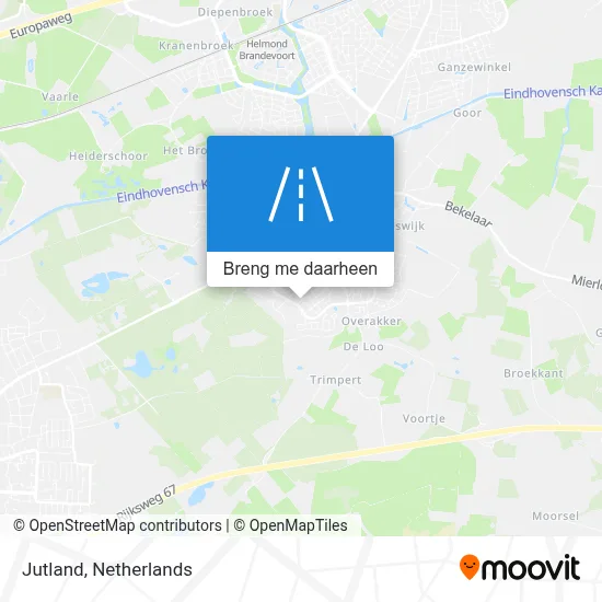 Jutland kaart