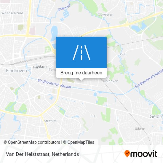 Van Der Helststraat kaart