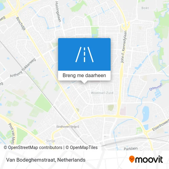 Van Bodeghemstraat kaart