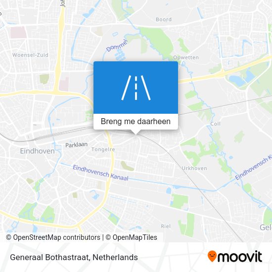 Generaal Bothastraat kaart