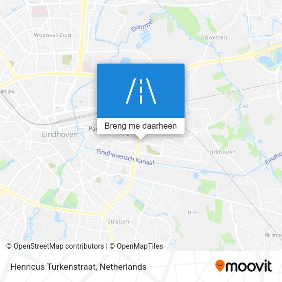 Henricus Turkenstraat kaart