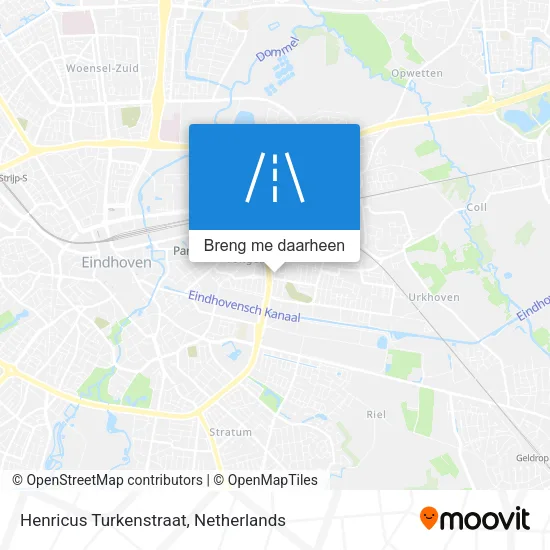 Henricus Turkenstraat kaart