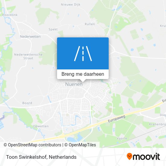 Toon Swinkelshof kaart