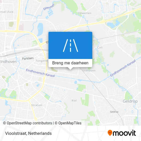 Vioolstraat kaart