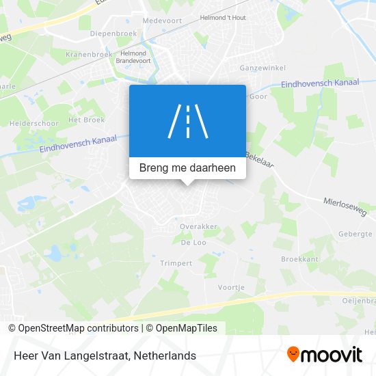 Heer Van Langelstraat kaart