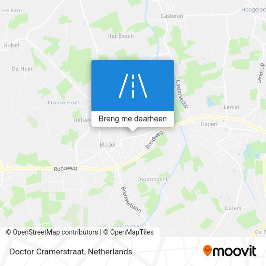 Doctor Cramerstraat kaart