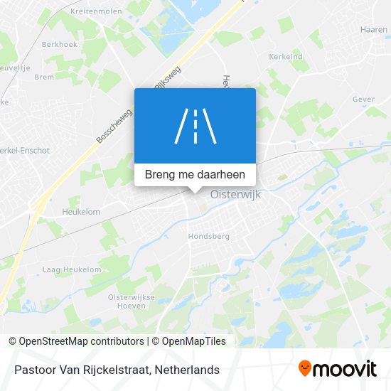 Pastoor Van Rijckelstraat kaart