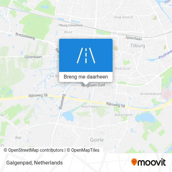 Galgenpad kaart