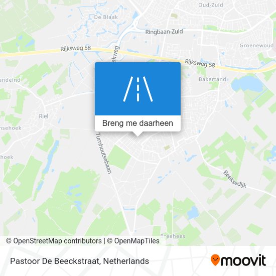 Pastoor De Beeckstraat kaart