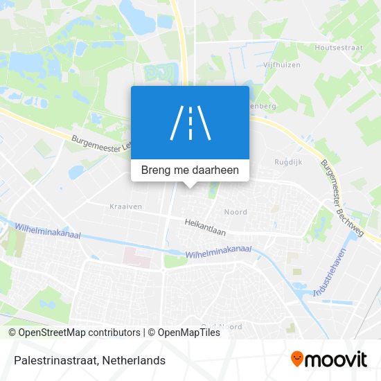 Palestrinastraat kaart