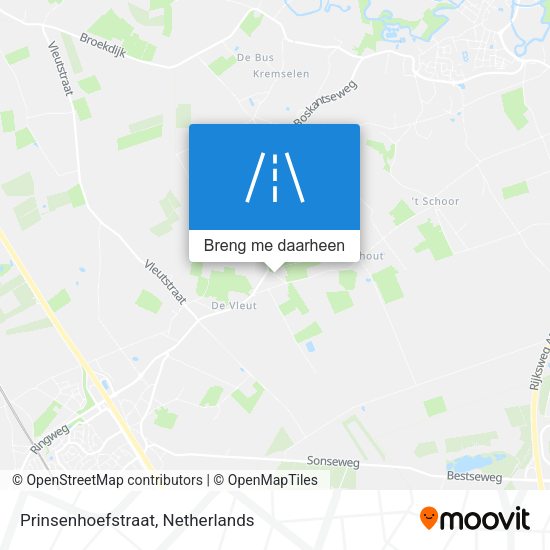 Prinsenhoefstraat kaart