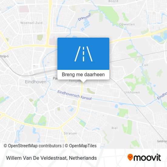 Willem Van De Veldestraat kaart