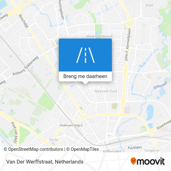 Van Der Werffstraat kaart