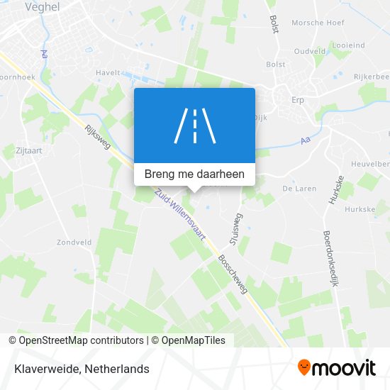 Klaverweide kaart