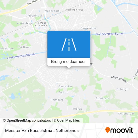 Meester Van Busselstraat kaart