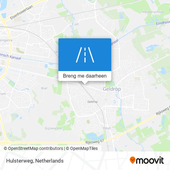 Hulsterweg kaart