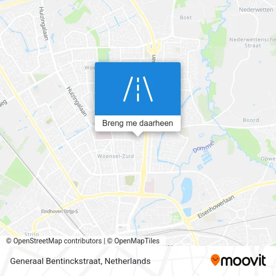 Generaal Bentinckstraat kaart