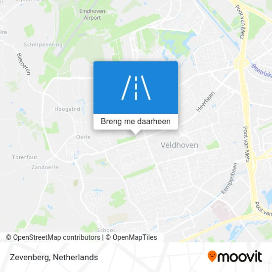 Zevenberg kaart