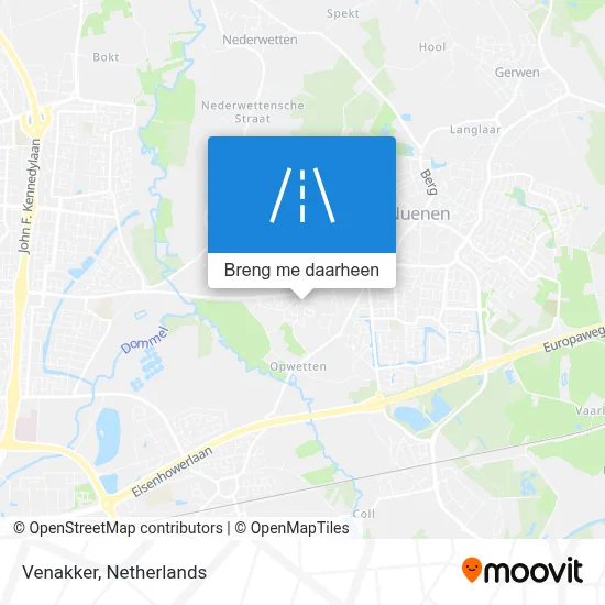Venakker kaart