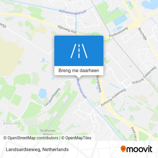 Landsardseweg kaart