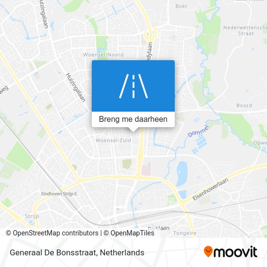 Generaal De Bonsstraat kaart