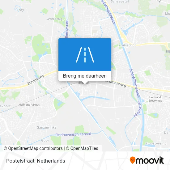 Postelstraat kaart