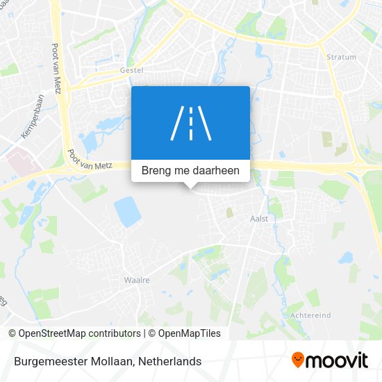 Burgemeester Mollaan kaart