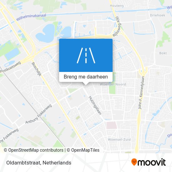 Oldambtstraat kaart