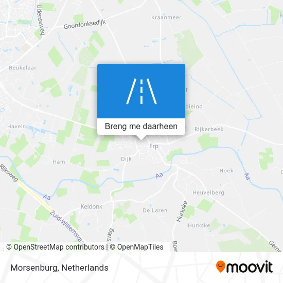 Morsenburg kaart