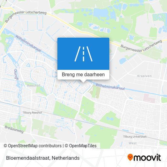 Bloemendaalstraat kaart