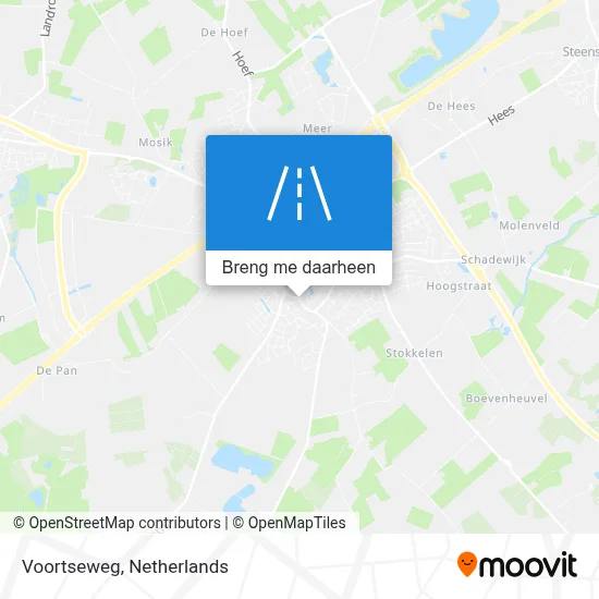 Voortseweg kaart