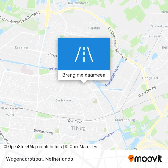 Wagenaarstraat kaart